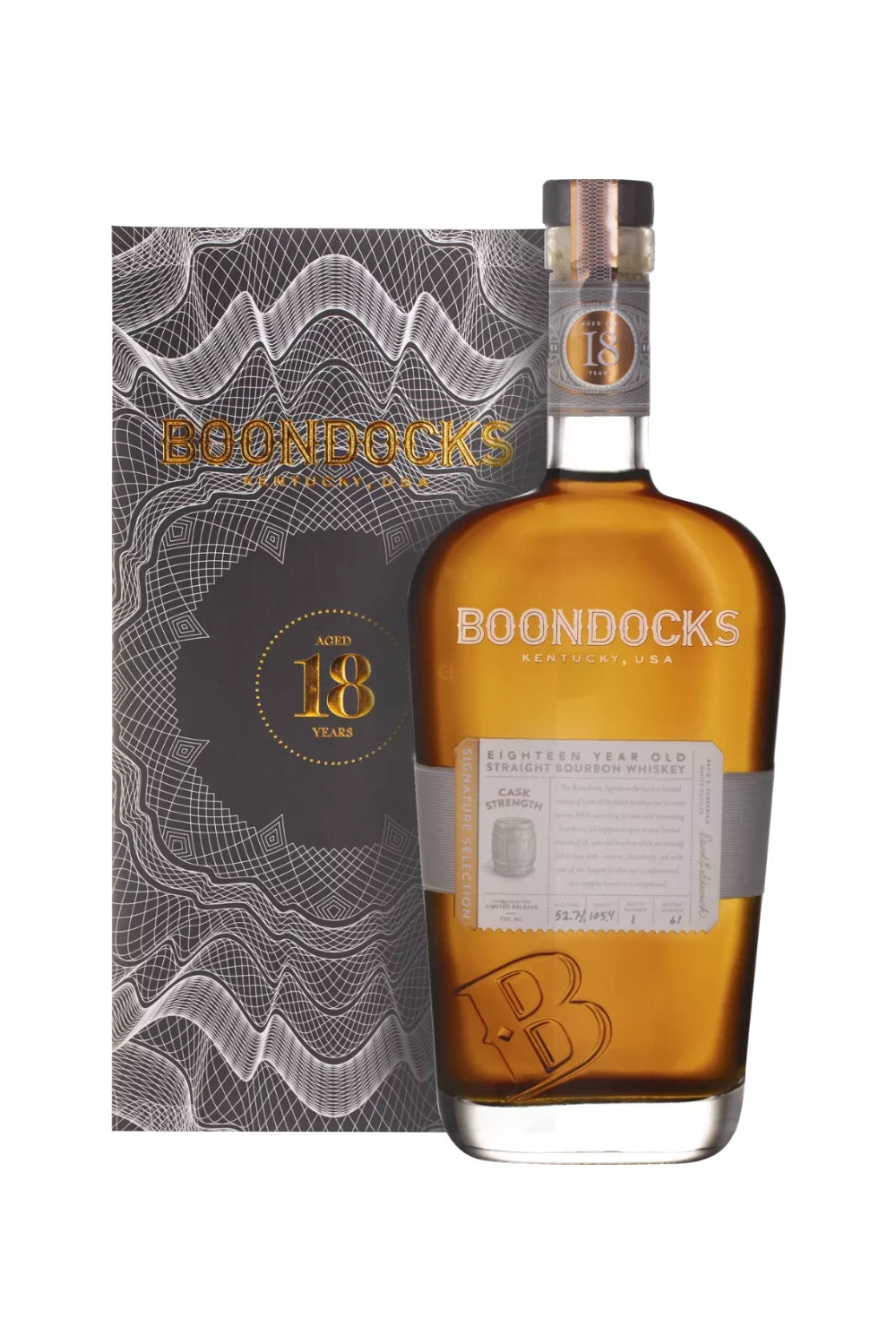 Boondocks 18 Year Old Straight Bourbon Whiskey