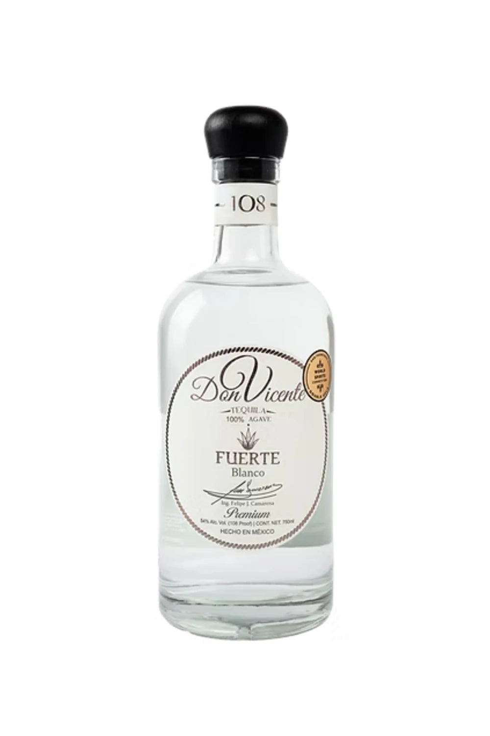 Don Vicente Fuerte Tequila Blanco