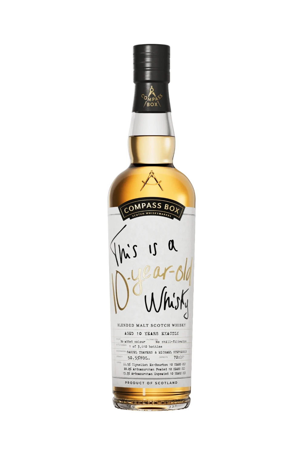 Compass Box This is a 10 Year Old Blended Malt Scotch Whisky