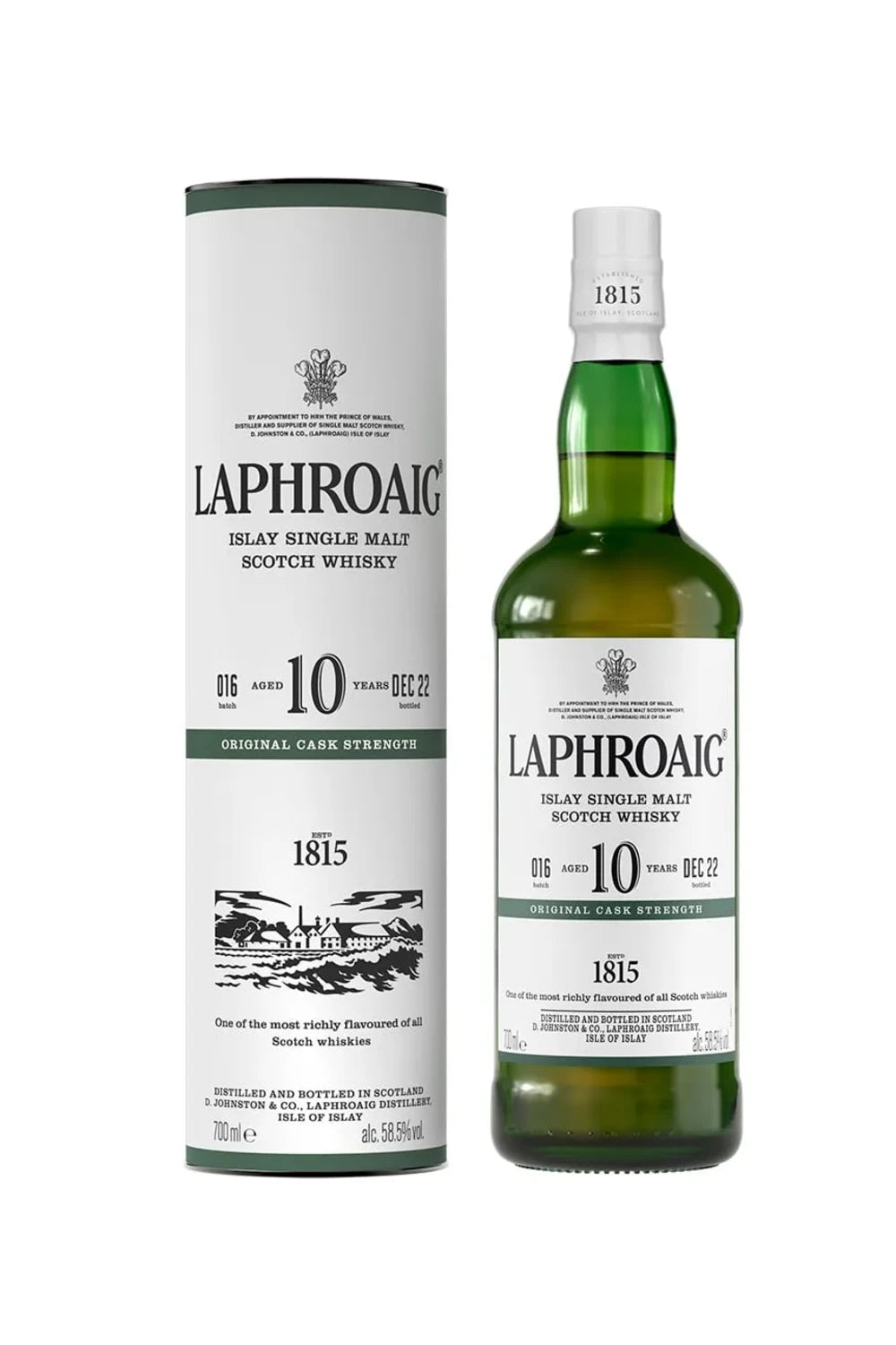 Laphroaig 10 Years Original Cask Strength Batch 016 Bottled December 2022 117 Proof