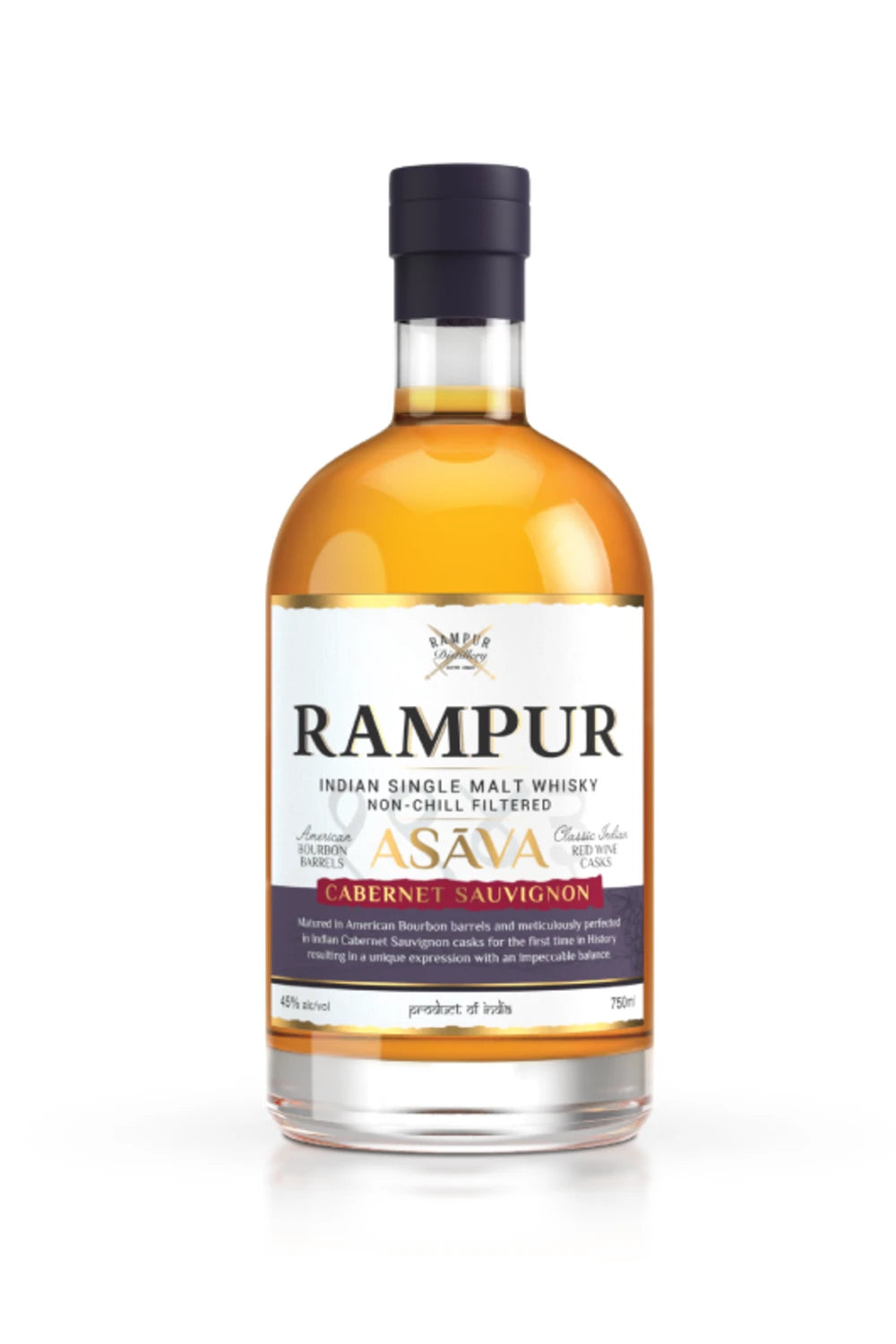 Rampur Asava Cabernet Sauvignon Finish Single Malt Whisky